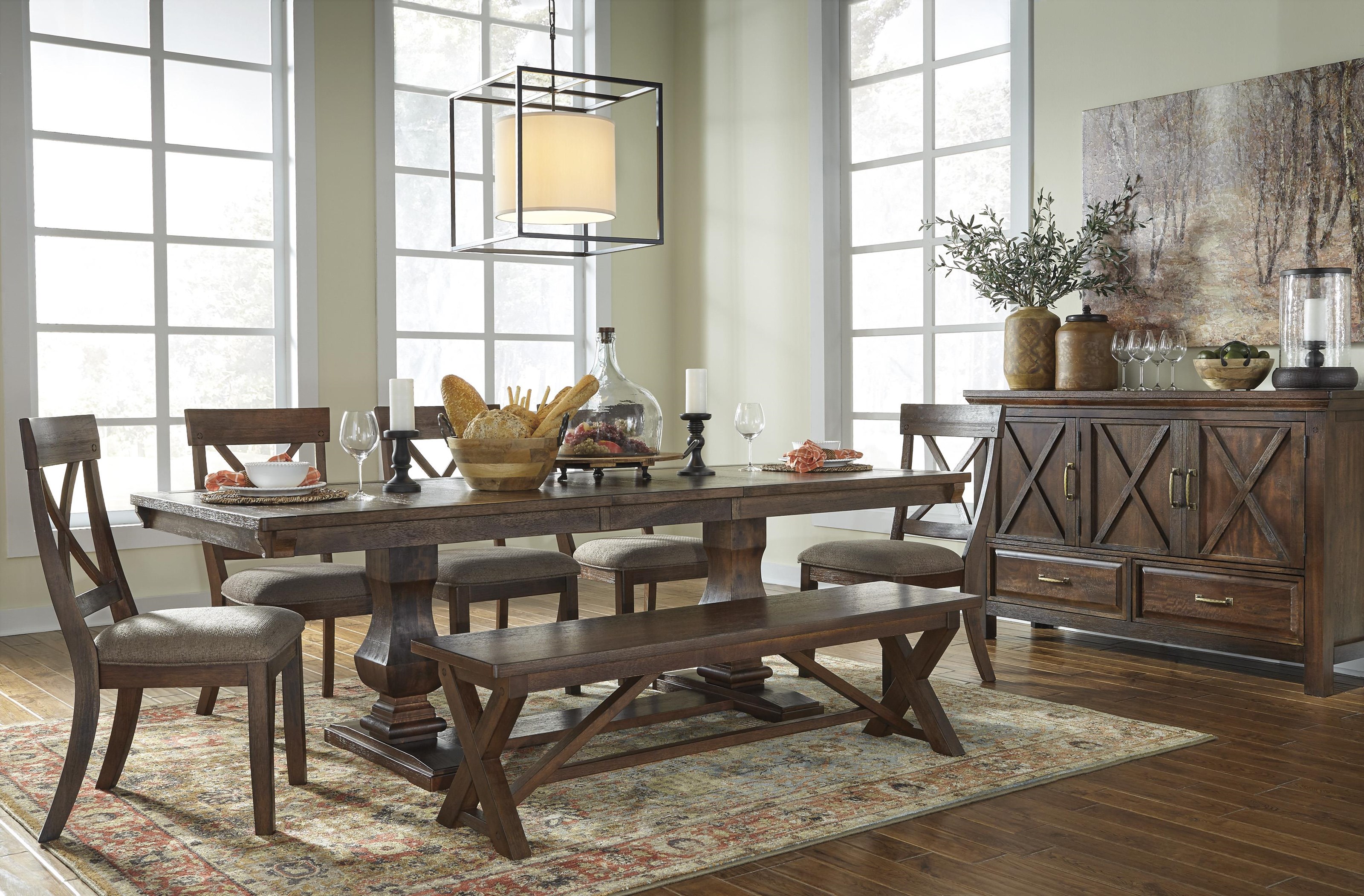 Millennium Windville D662 55t 55b 01x5 00 Rectangular Dining Table