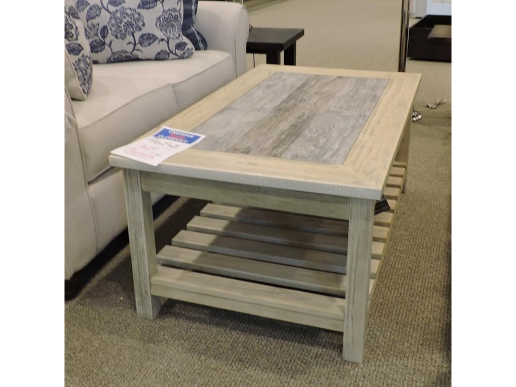 Clearance Ceramic Tile Top Tail Table Belfort Furniture Clearance Ceramic Tile Top Tail Table