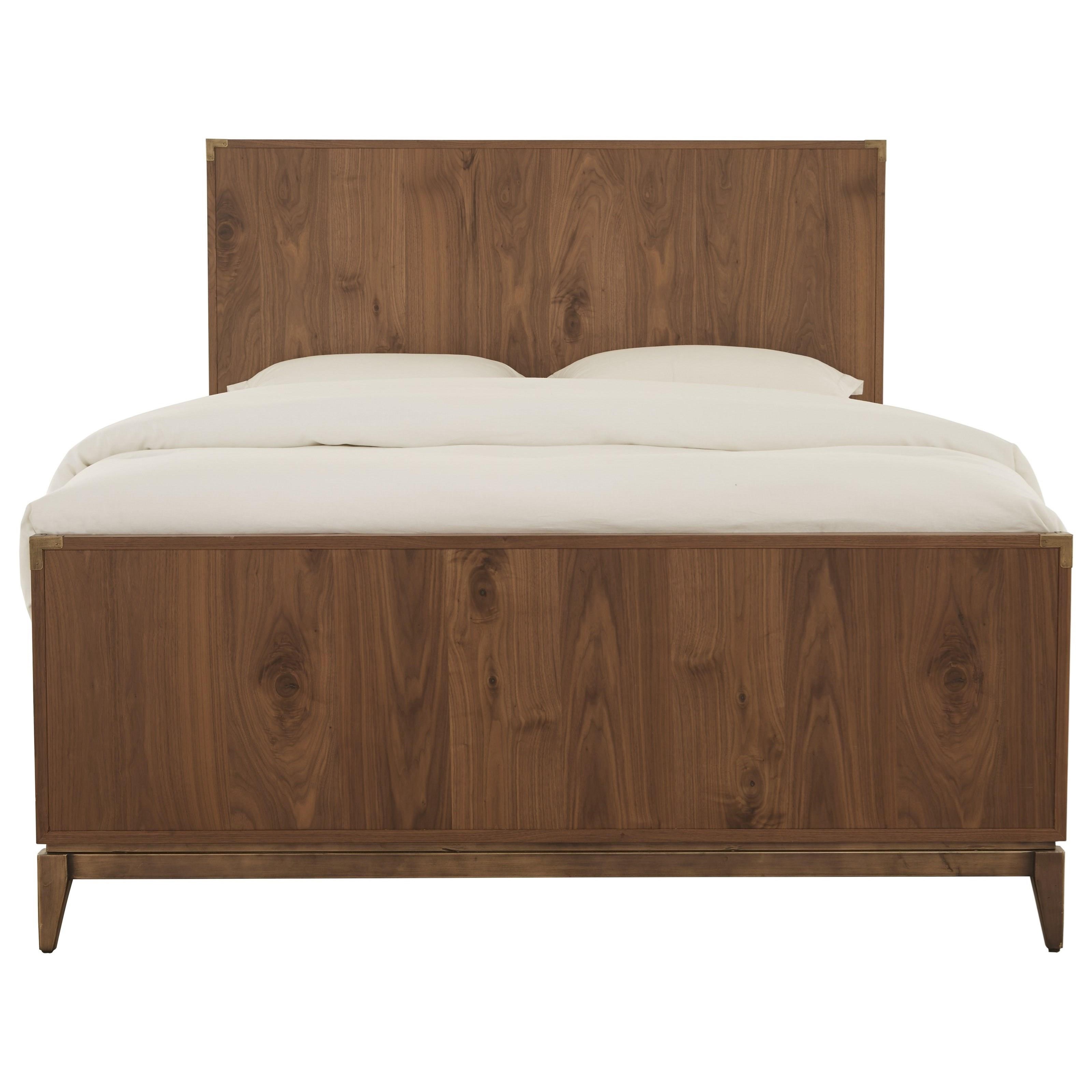 Modus International Adler King Mid Century Modern Panel Bed