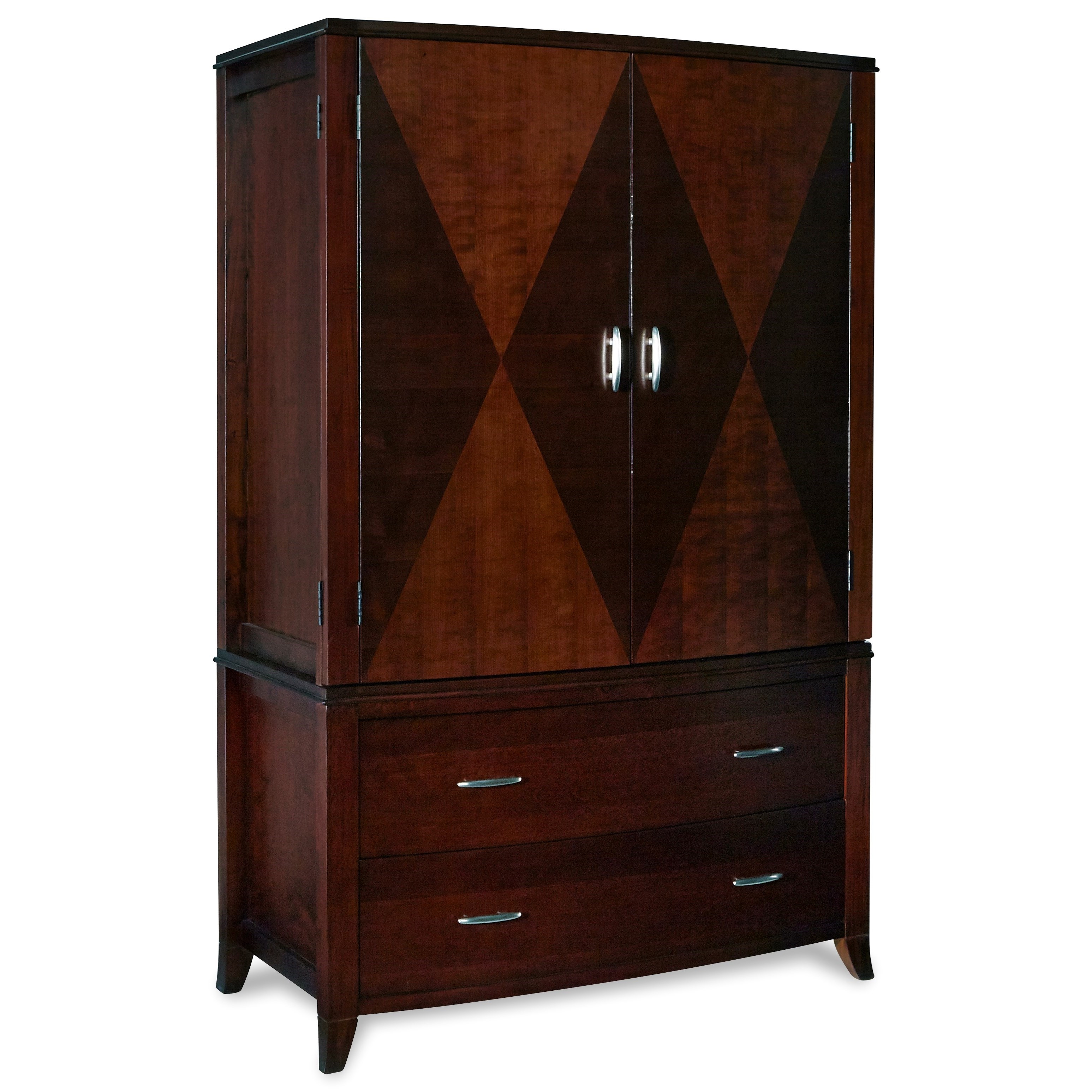 Modus International Brighton Transitional Armoire In Cinnamon