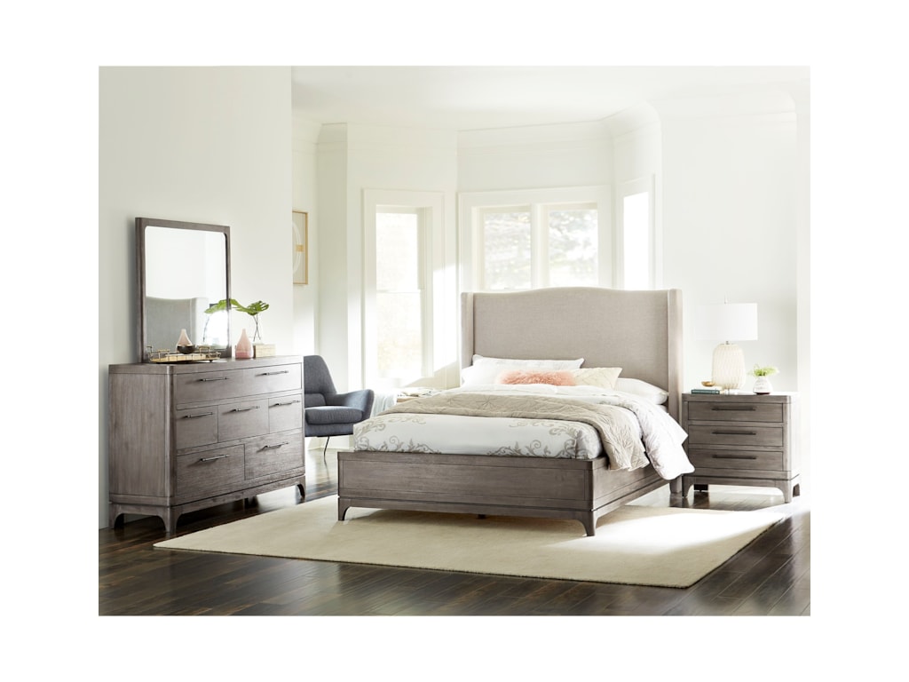 Modus International CiceroQueen Upholstered Bed