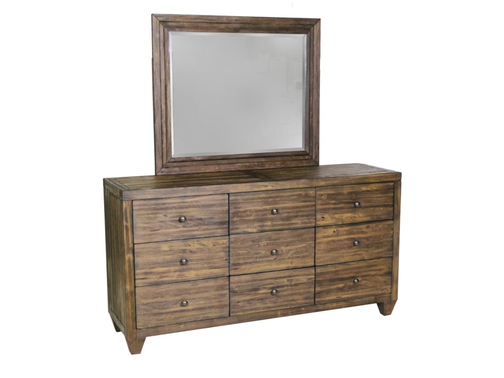 Modus International Corinth9 Drawer Dresser