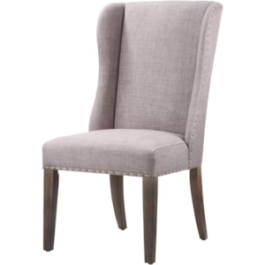 Modus International Crossroads Alex Upholstered Wingback Dining Chair A1 Furniture Mattress Dining Side Chairs