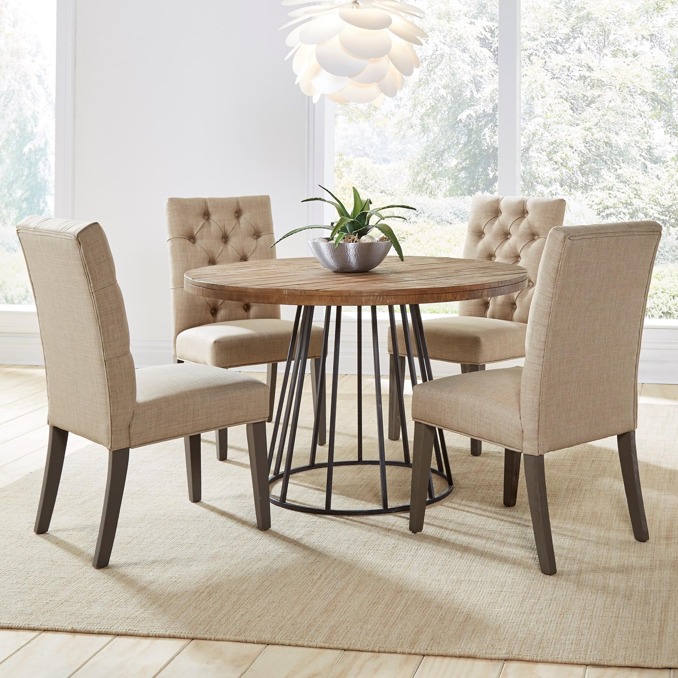 Modus International Crossroads Mayfair Industrial Round Dining