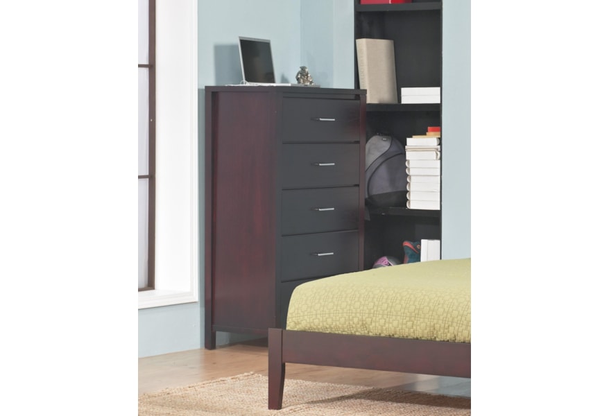 Modus International Nevis 5 Drawer Chest Homeworld Furniture