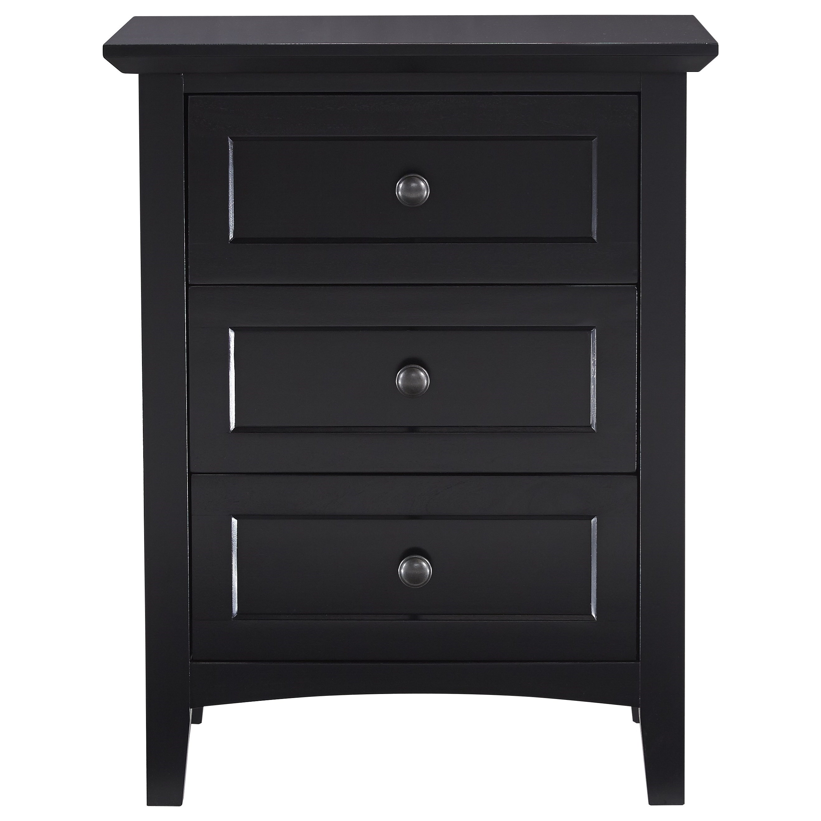 Modus International Paragon Shaker Style 3 Drawer Nightstand Made