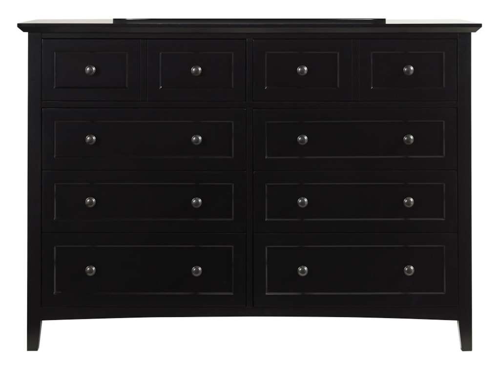 Modus International Paragon Shaker Style 8 Drawer Dresser Made