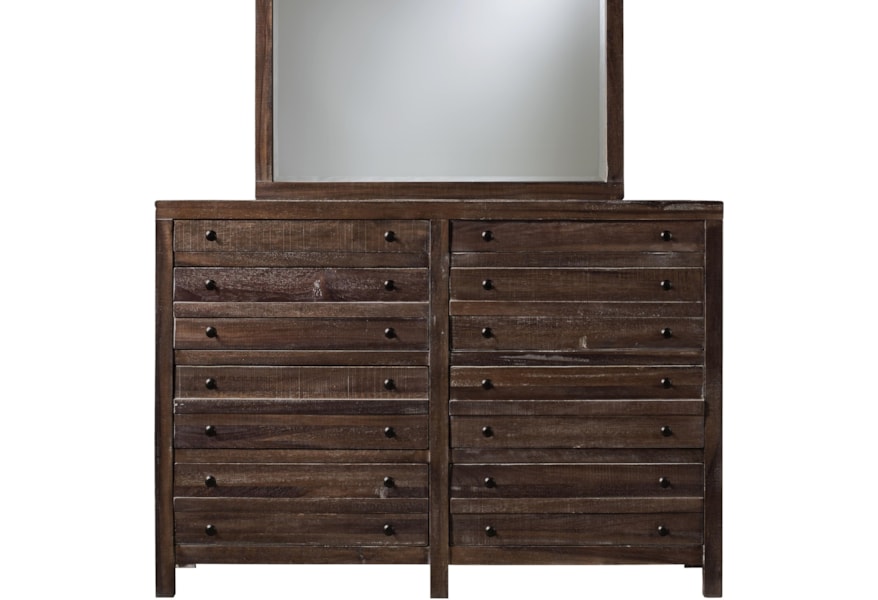 Modus International Townsend 8t0682 8 Drawer Dresser With