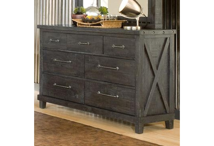 Modus International Yosemite 7yc982 7 Drawer Rustic Dresser Gill