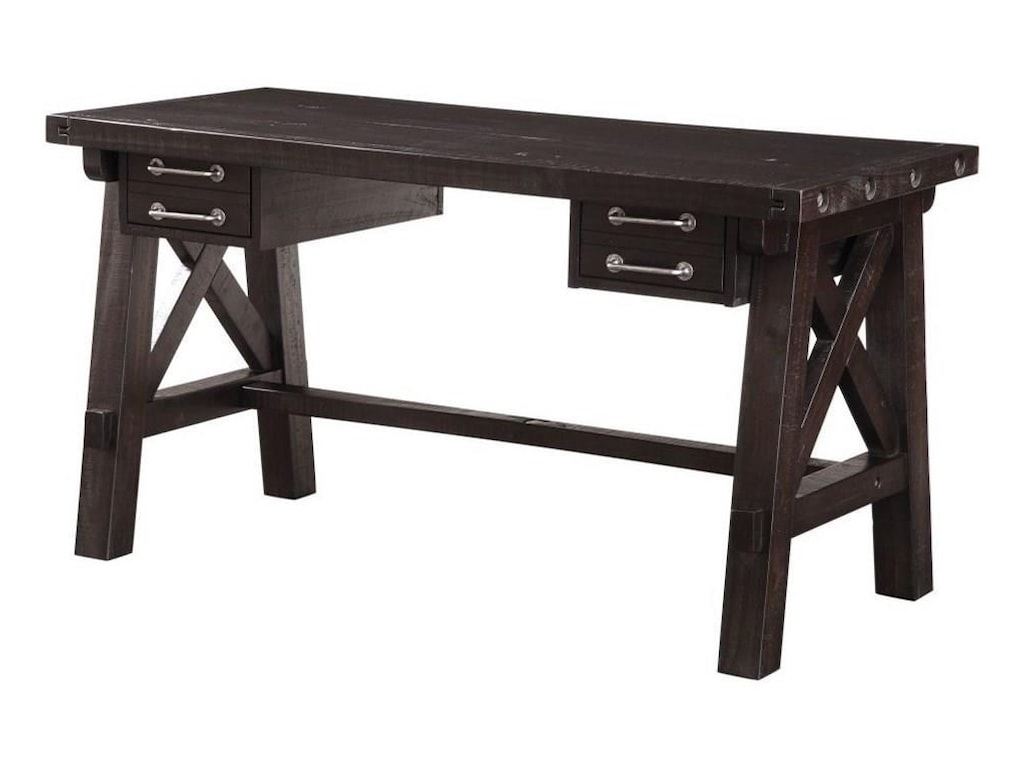 Yosemite Solid Wood Desk In Cafe Sadler S Home Furnishings