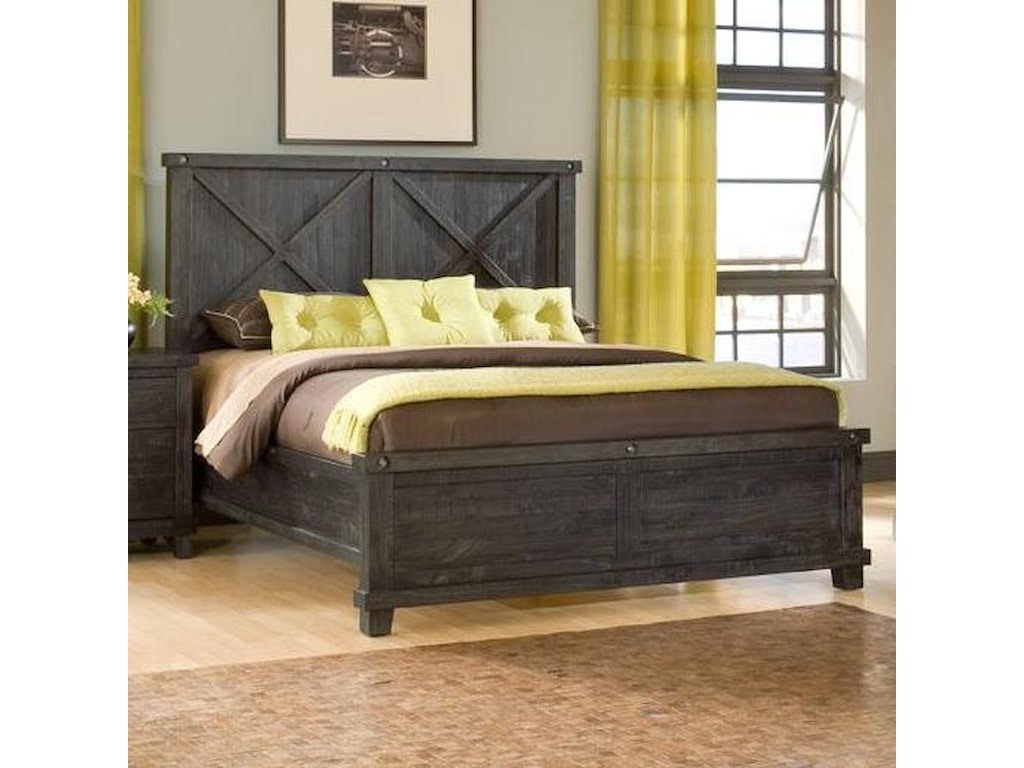 Modus International Yosemite Low Profile King Bed With Rustic