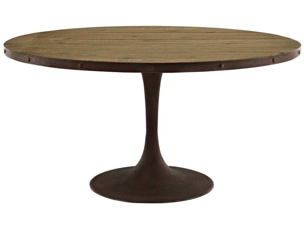 Drive 60 Round Wood Top Dining Table By Modway At Value City Furniture Drive 60 Round Wood Top Dining Table By Modway At Value City Furniture