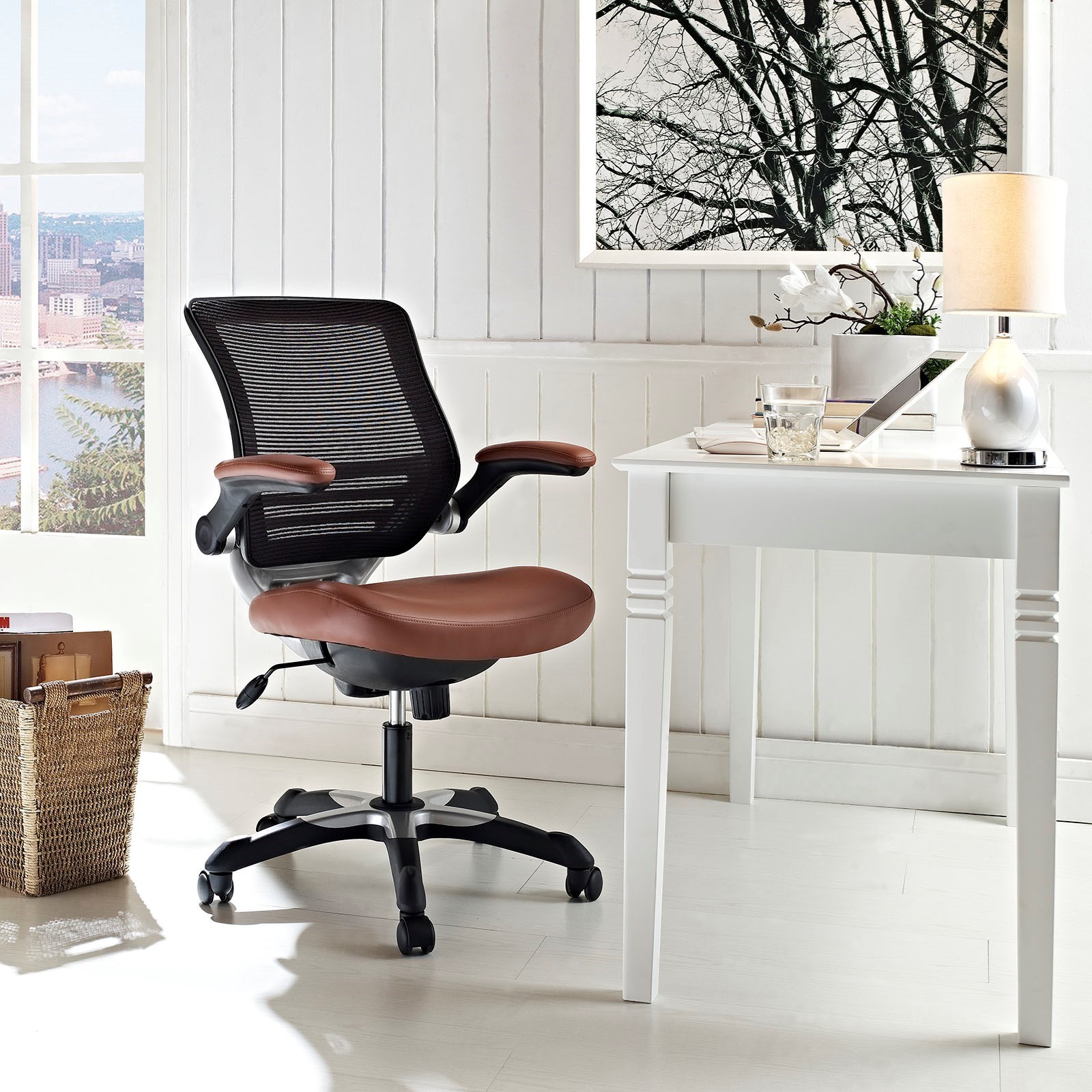 Modway Edge Vinyl Office Chair Value City Furniture Office Task Chairs