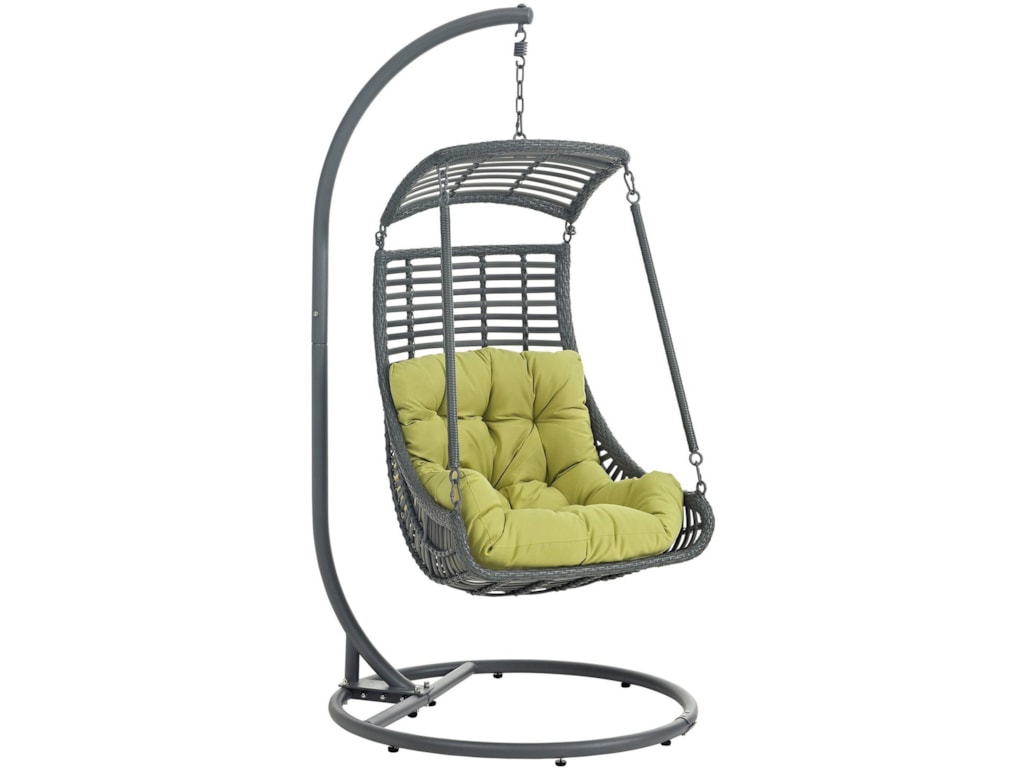 Modway Jungle Outdoor Patio Swing Chair With Stand Value City Jungle Outdoor Patio Swing Chair With Stand by Modway - Modway Jungle Outdoor Patio Swing Chair With Stand Value City