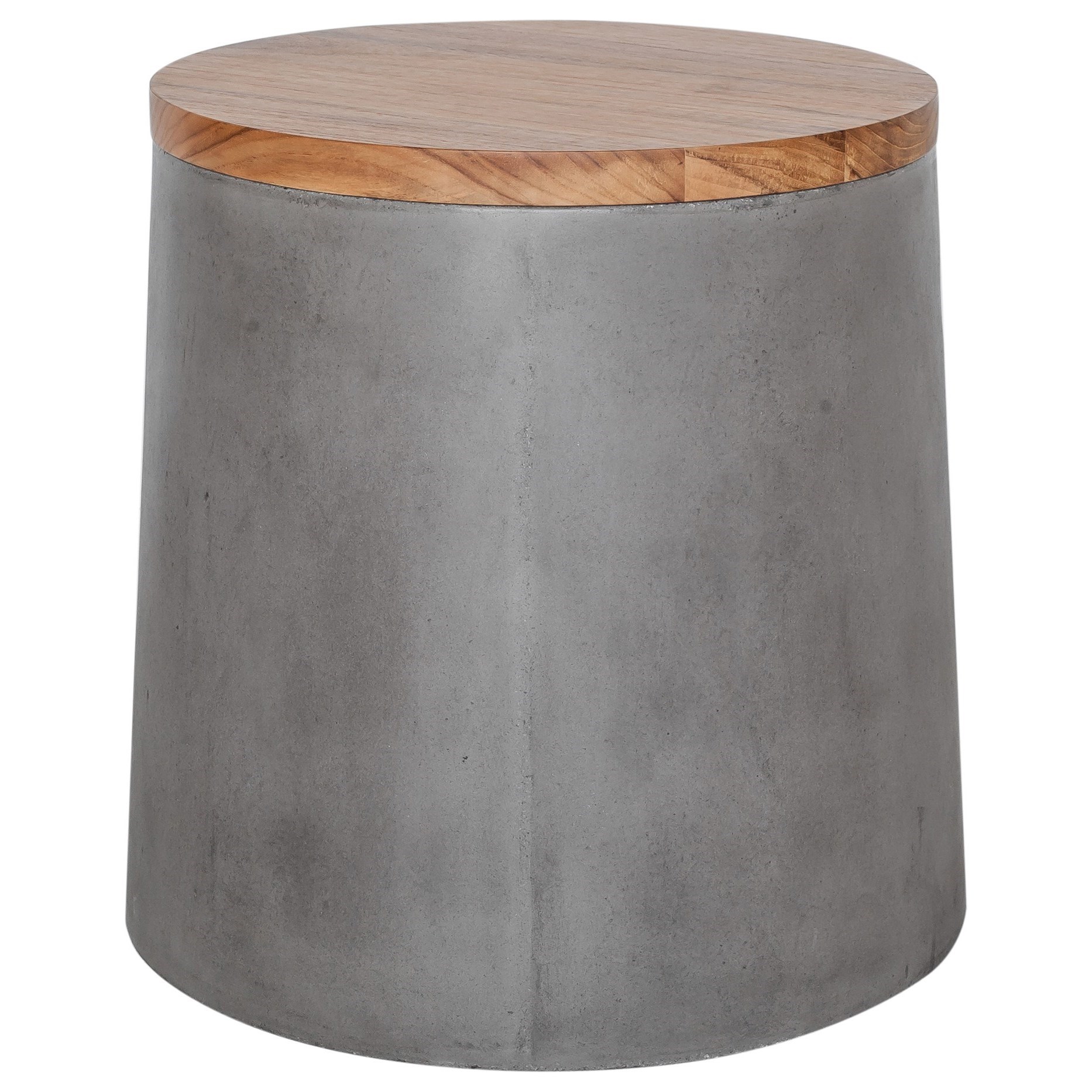 Appert Concrete Outdoor Storage Stool Sadler S Home Furnishings