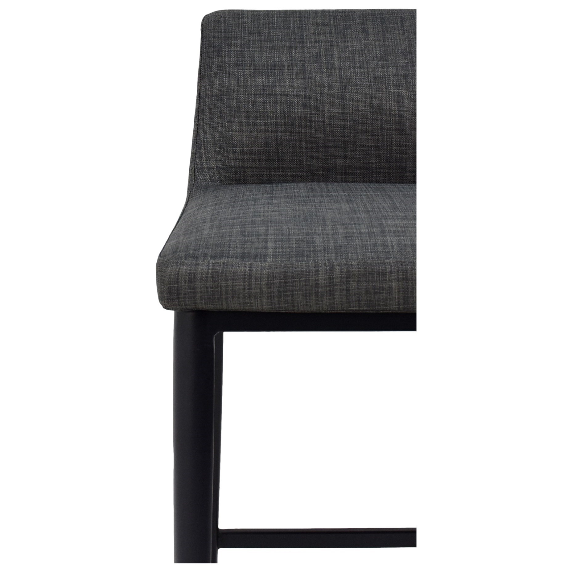 Moe S Home Collection Baron Charcoal Mid Century Modern Counter