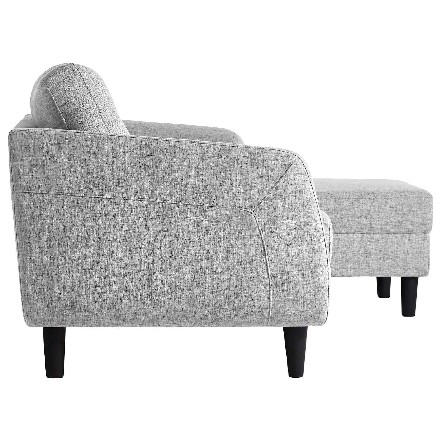 Moe S Home Collection Belagio Contemporary Sofa Bed With Chaise