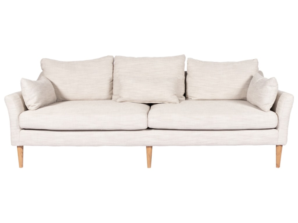 Calista Elegant Flared Arm Sofa By Moe S Home Collection At Stoney Creek Furniture
