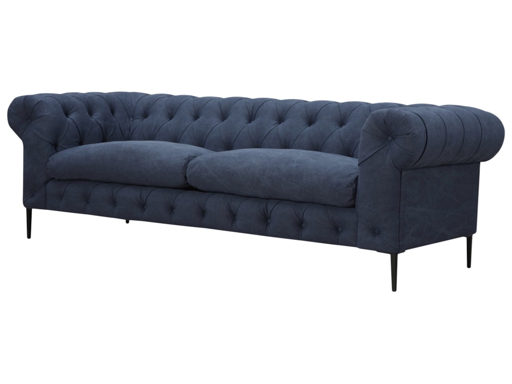 C Tufted Chesterfield Sofa By Moe S Home Collection At Stoney Creek Furniture
