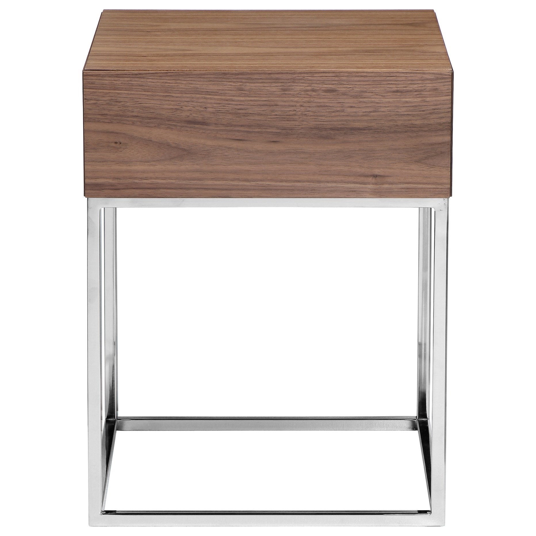 Moe S Home Collection Chio Contemporary Side Table With Drawer