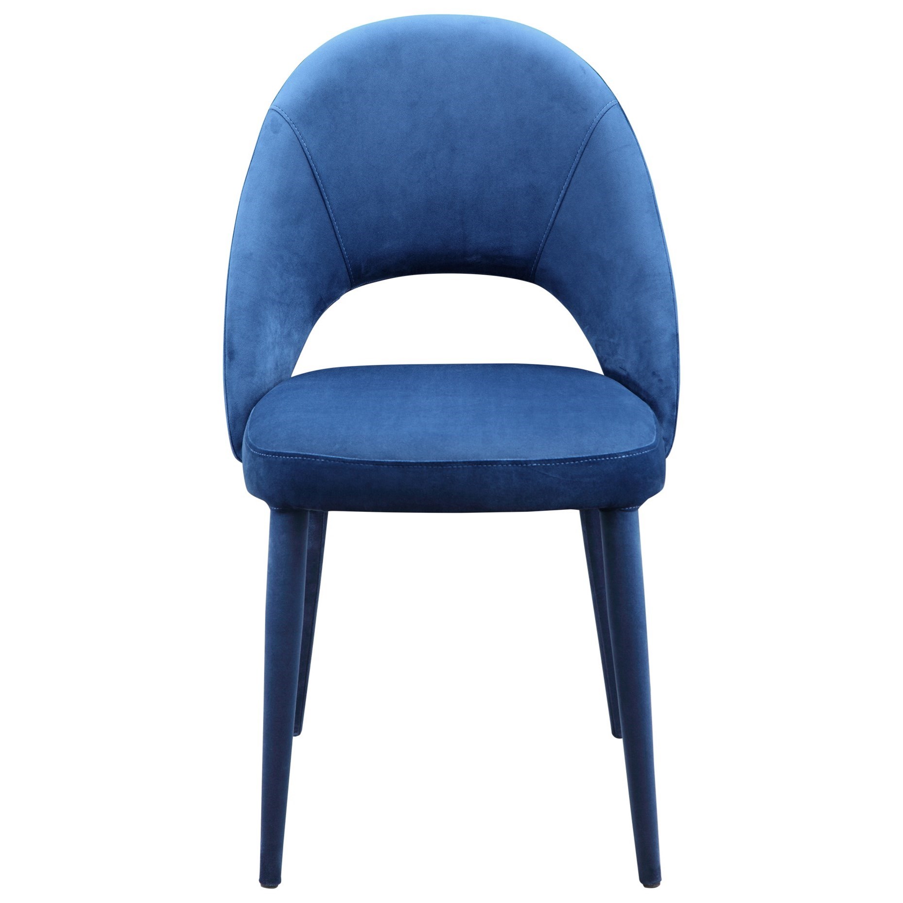 Moe S Home Collection Harding Transitional Dining Chair With Scooped Back Fashion Furniture Dining Side Chairs