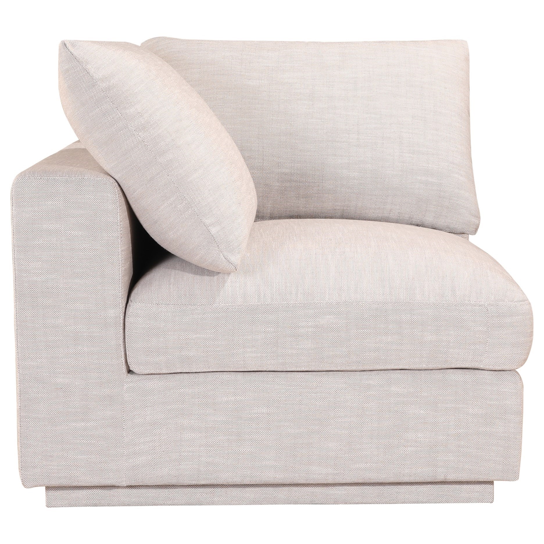 Justin Transitional Corner Chair With Track Arm Sadler S Home Furnishings Upholstered Chairs