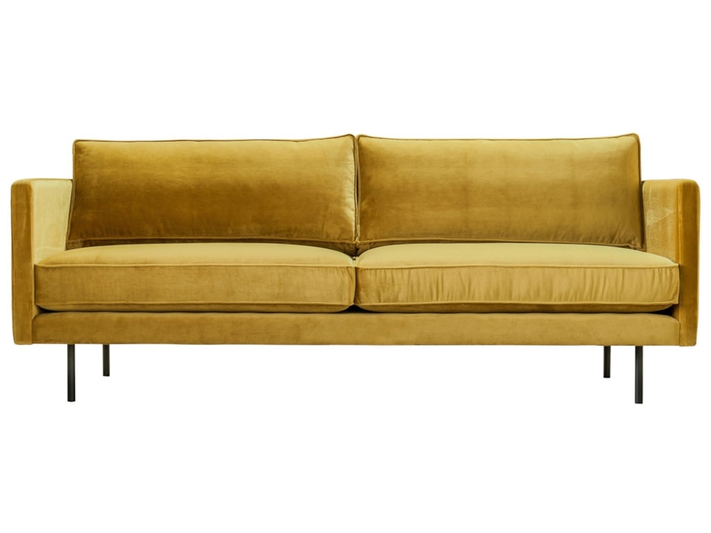 Raphael Mid Century Modern Sofa With Narrow Track Arms Sadler S Raphael Mid Century Modern Sofa With