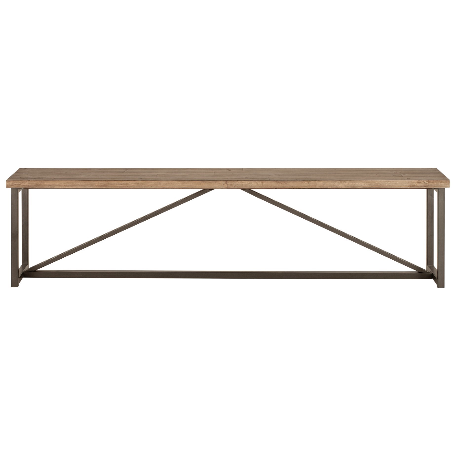 Sierra Dining Bench With Reclaimed Pine Seat Sadler S Home