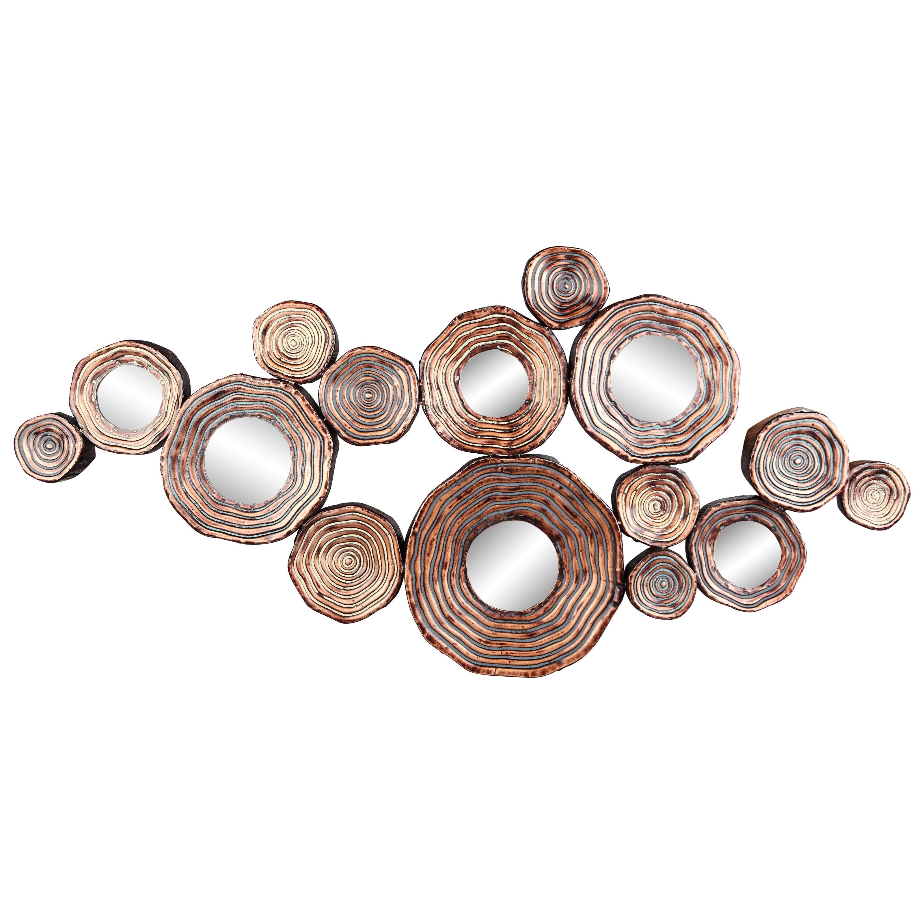 Moe S Home Collection Wall Decor Circle Cluster Gold Wall Decor