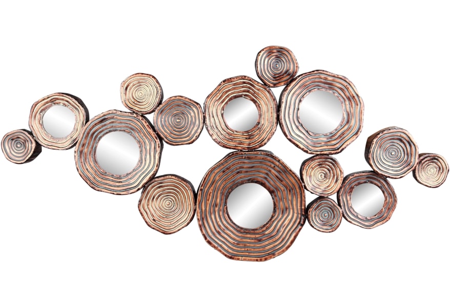 Moe S Home Collection Wall Decor Circle Cluster Gold Wall Decor