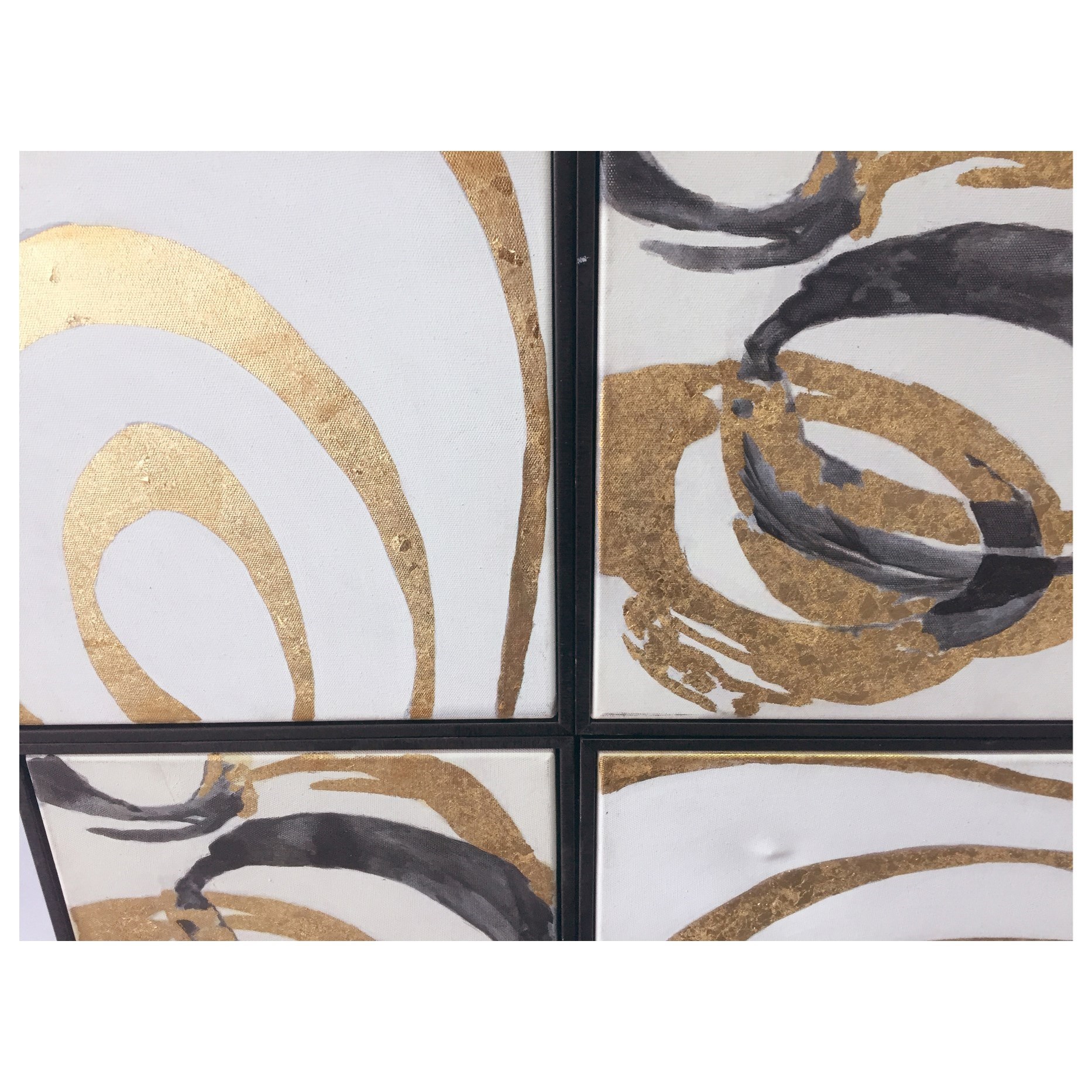 Wall Decor Gold Swirls Wall Decor Set Of Four Sadler S Home