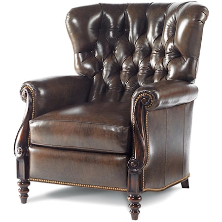 Belle Recliner - Leather Tan - McPhail's Furniture