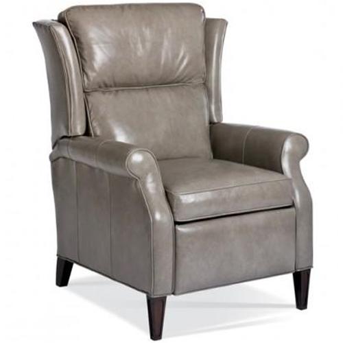 Traditional Push Back Recliner with Tapered Feet