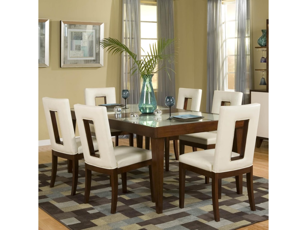 Najarian Enzo Dining 7 Piece Table And Chair Set Michael S Najarian Enzo Dining7 Piece Table And Chair Set