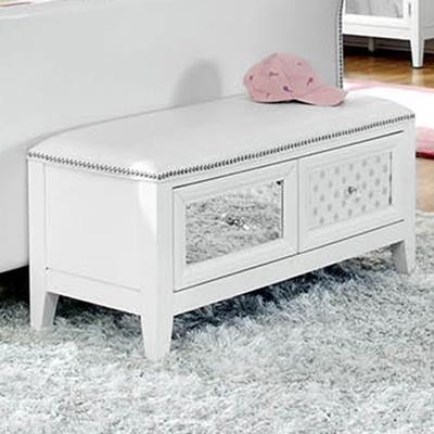 Najarian Impressions Youth Bedside Bench With 2 Drawer And Nail