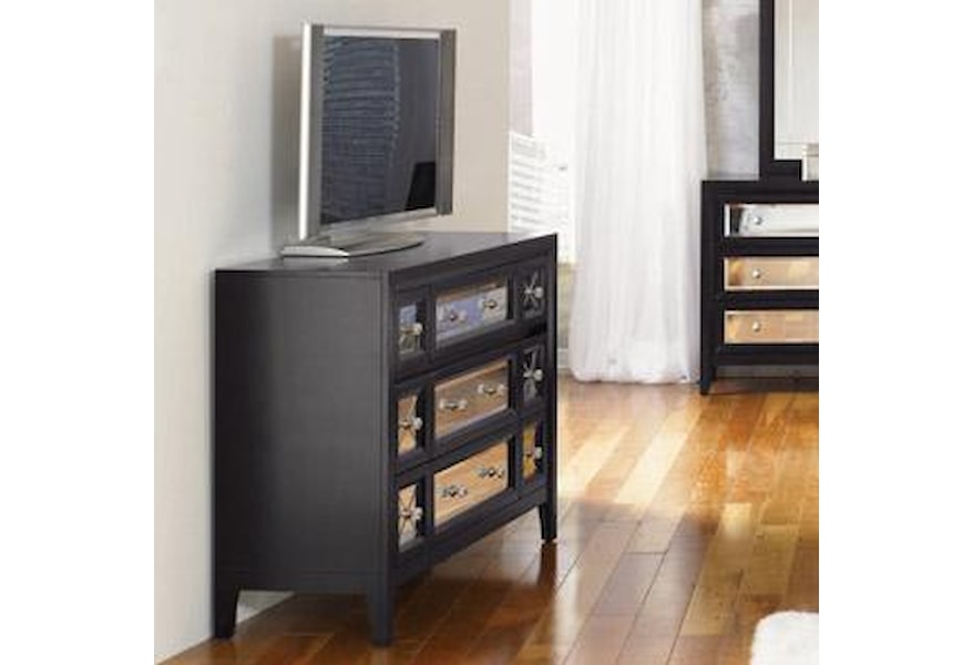 Najarian Reflections Media Chest With Reversible Panels Wilcox