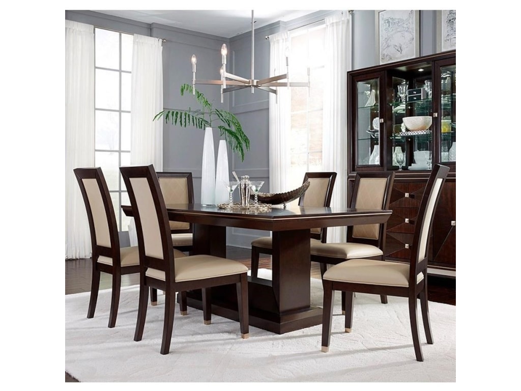 Najarian Woodbridge 7 Piece Dining Set Colder S Furniture And Najarian Woodbridge7 Piece Dining Set