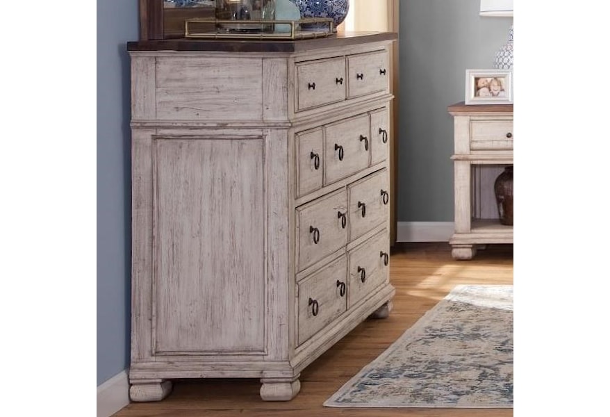 Napa Furniture Designs Belmont Relaxed Vintage Dresser With 7