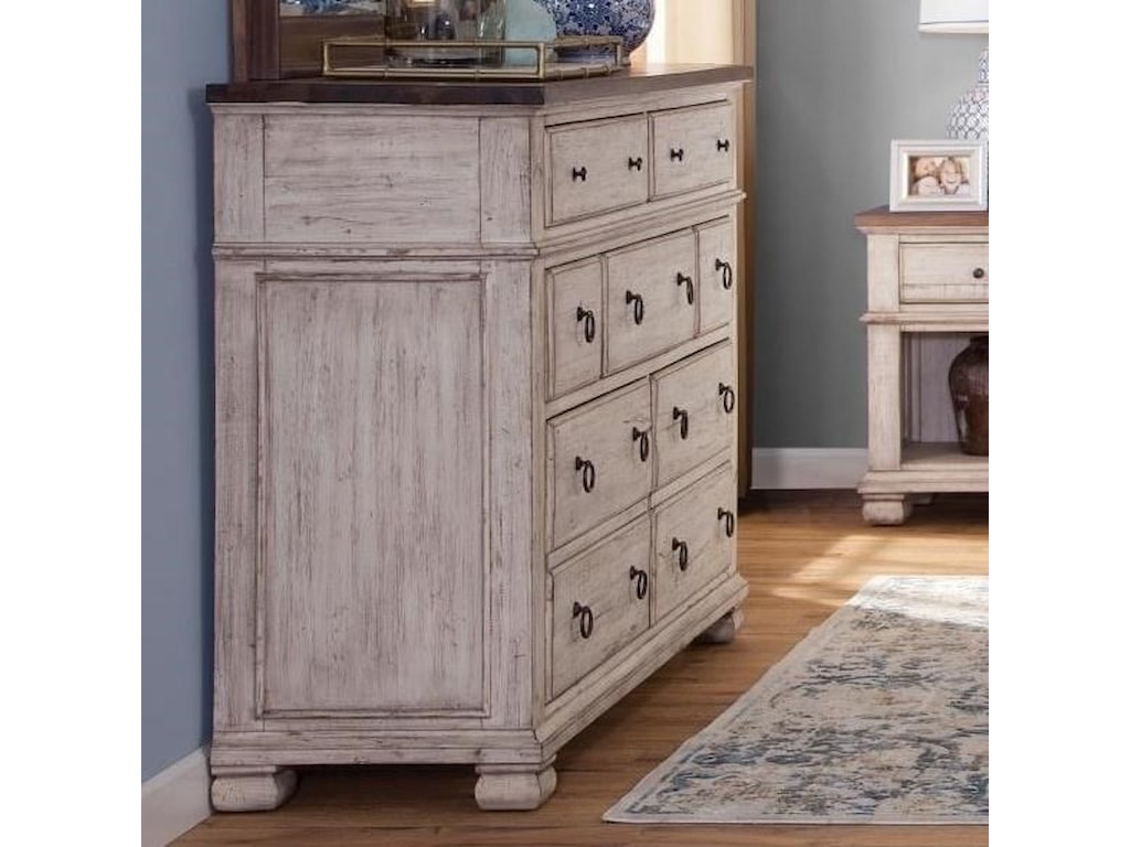 Belmont Relaxed Vintage Dresser With 7 Drawers Sadler S Home