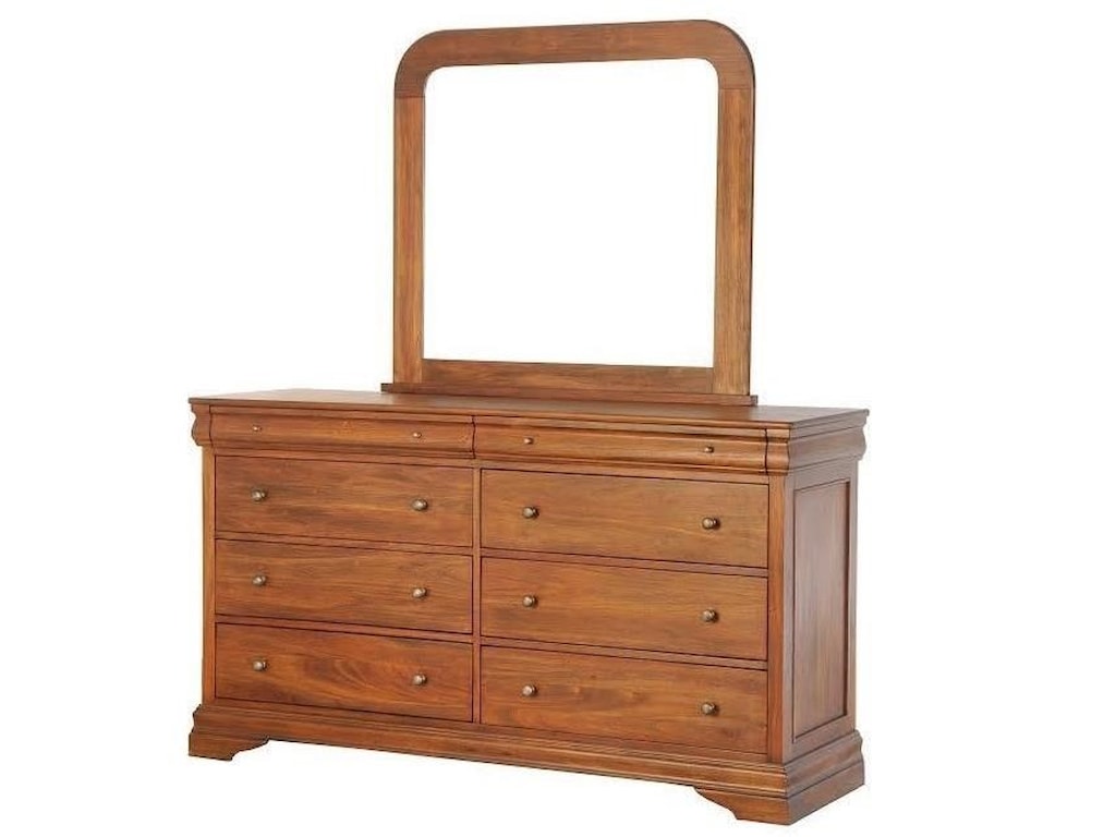 Warehouse M French Clic 20 12c Transitional Solid Wood 8 Drawer French Clic Transitional Solid Wood 8 Drawer Dresser By Warehouse M