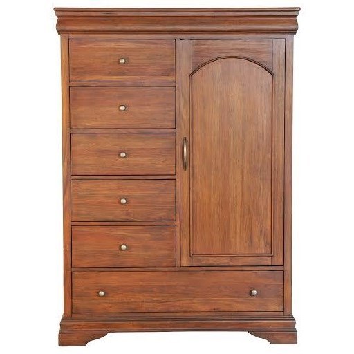 French Classic Transitional Solid Wood Door Cabinet Sadler S
