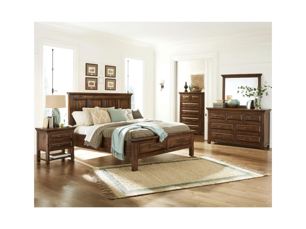 Napa Furniture Designs Hill CrestKing Storage Bed