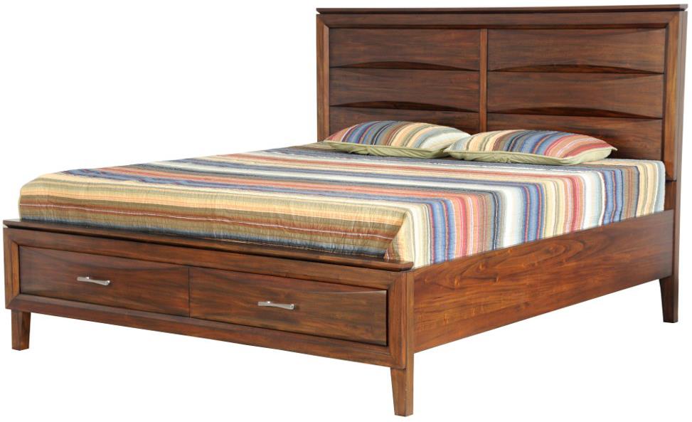 Riviera California King Storage Bed Sadler S Home Furnishings