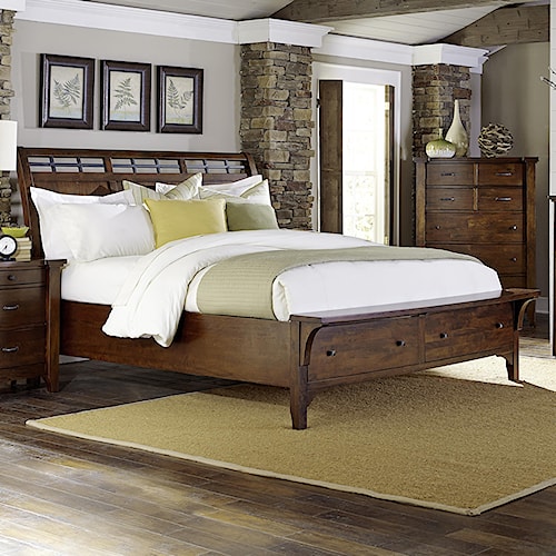 napa furniture designs whistler retreat solid mango king storage bed