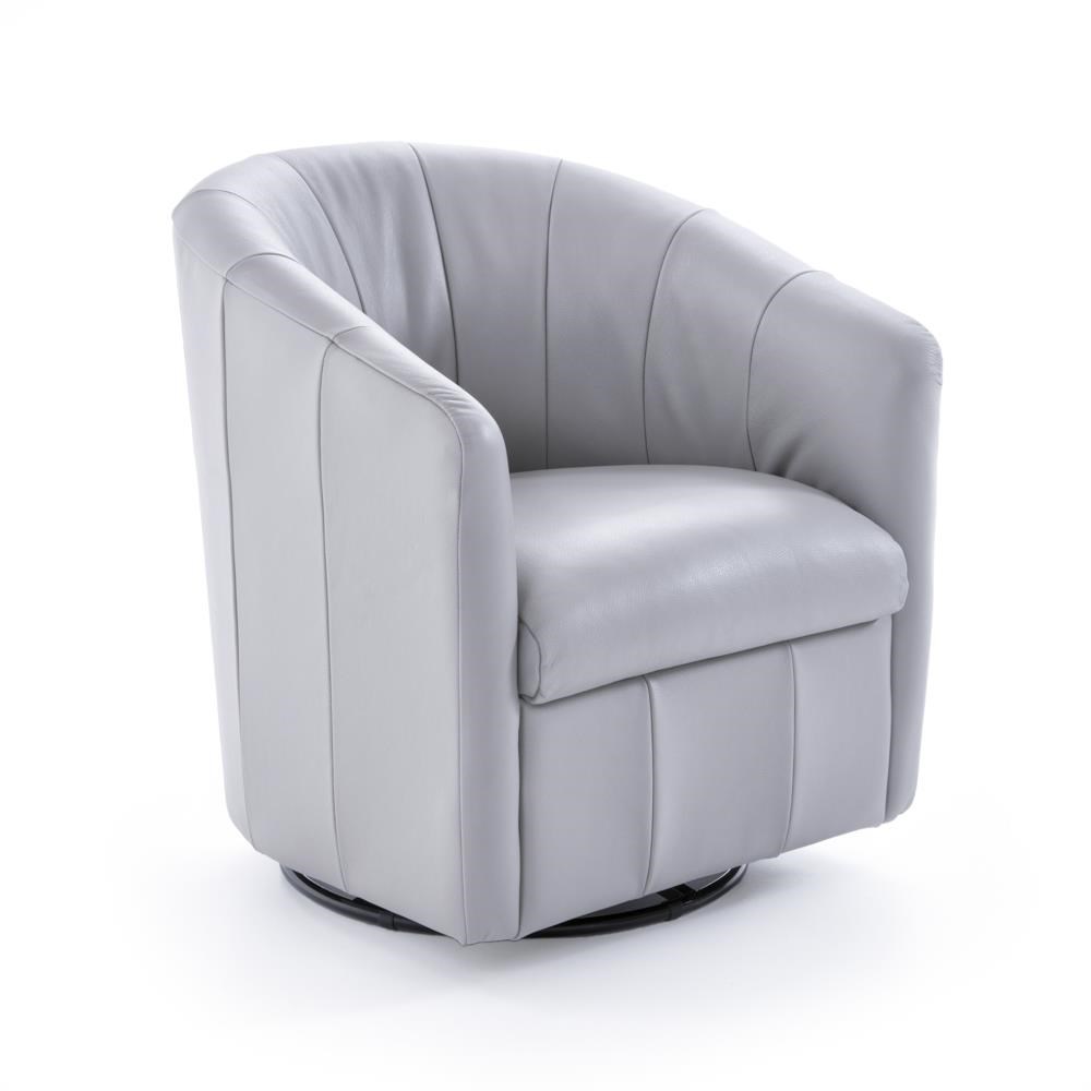 Contemporary Barrel Swivel Chair