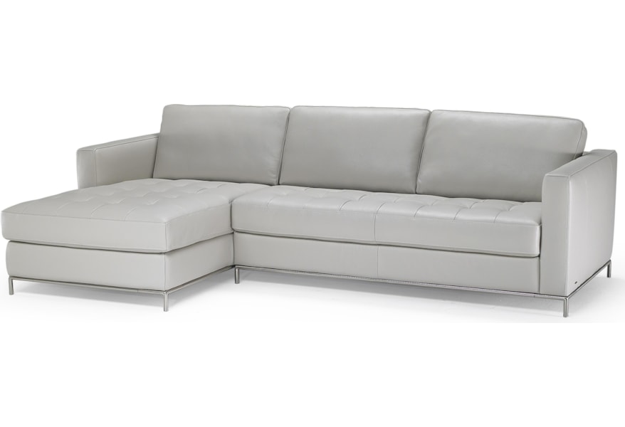 Natuzzi Editions B805 Left Arm Facing Sofa Chaise With Natuzzi Editions B805 Left Arm Facing Sofa Chaise With