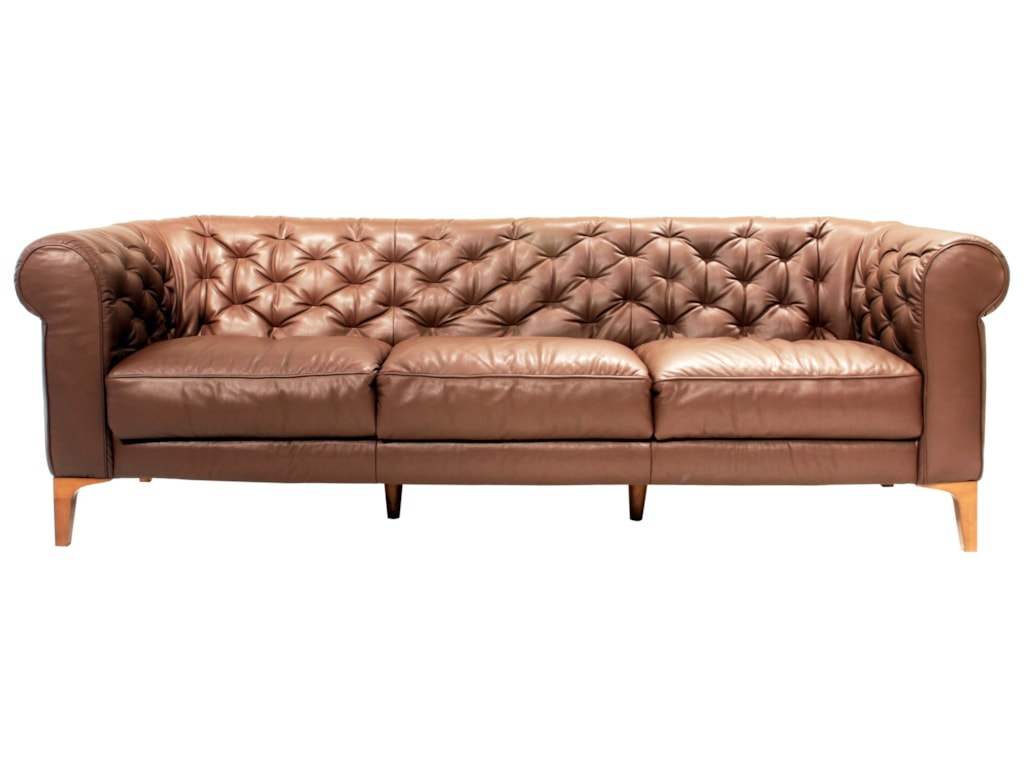 Natuzzi Editions O C005 064 Traditional Sofa With Biscuit Natuzzi Editions Osofa