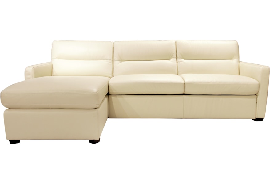 Natuzzi Editions Garbo Contemporary Sectional Sleeper With Natuzzi Editions Garbo Contemporary Sectional Sleeper With