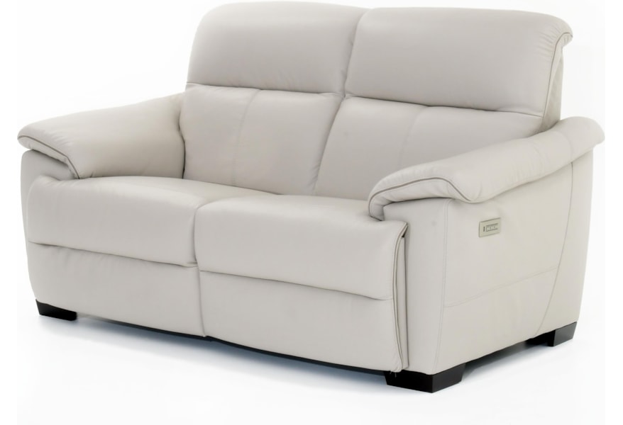 Natuzzi Editions Potenza C063 N00 N02 1581sp 18 15c3 Contemporary Wall Hugger Power Reclining Loveseat With Power Headrests Baer S Furniture Reclining Loveseats