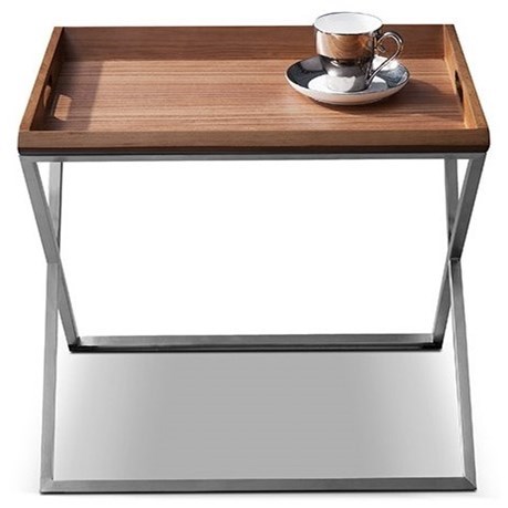 Natuzzi Editions Conversano Accent Tray Table Red Knot End Tables